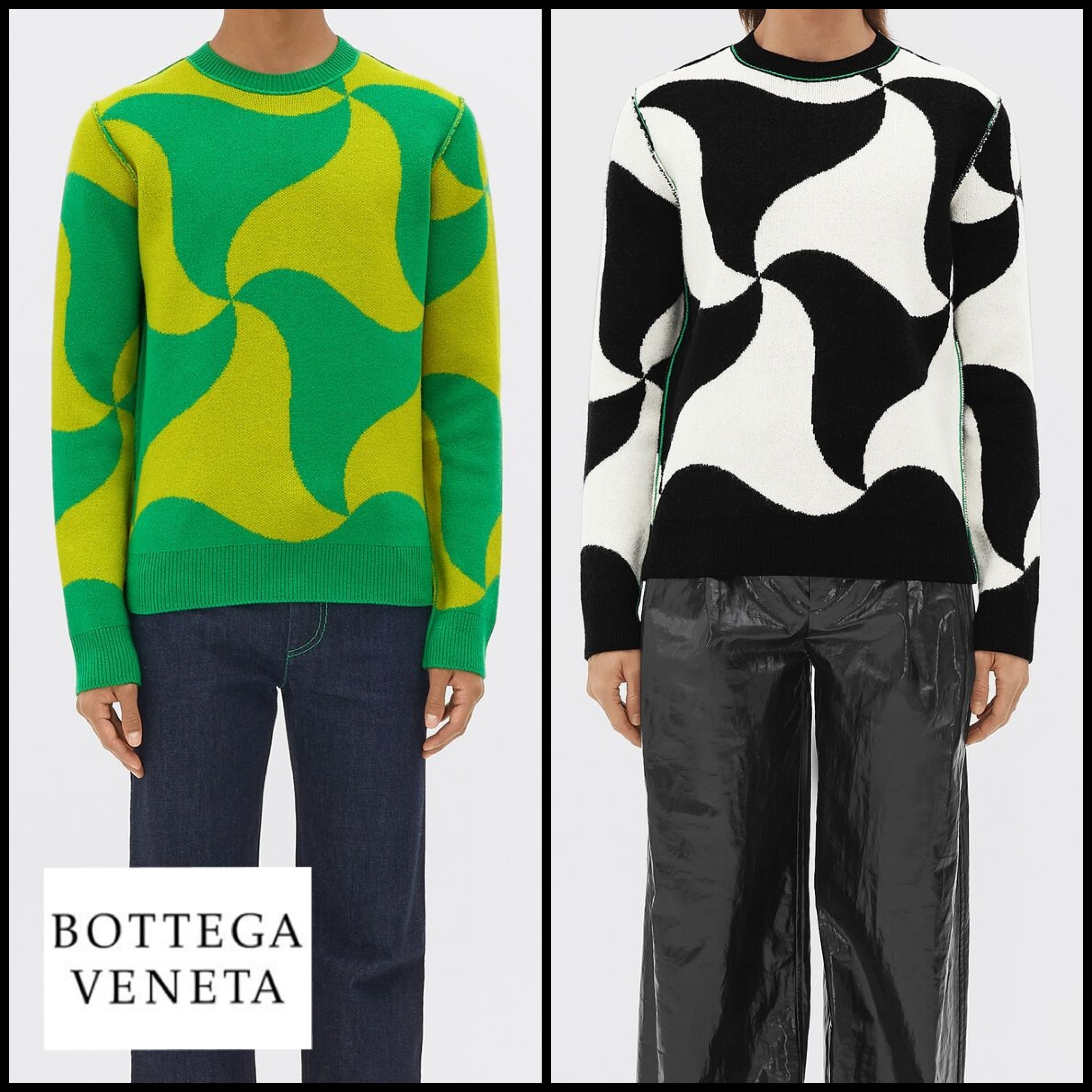 BOTTEGA VENETA☆トライアングルセーター ヘビーウェイトウール