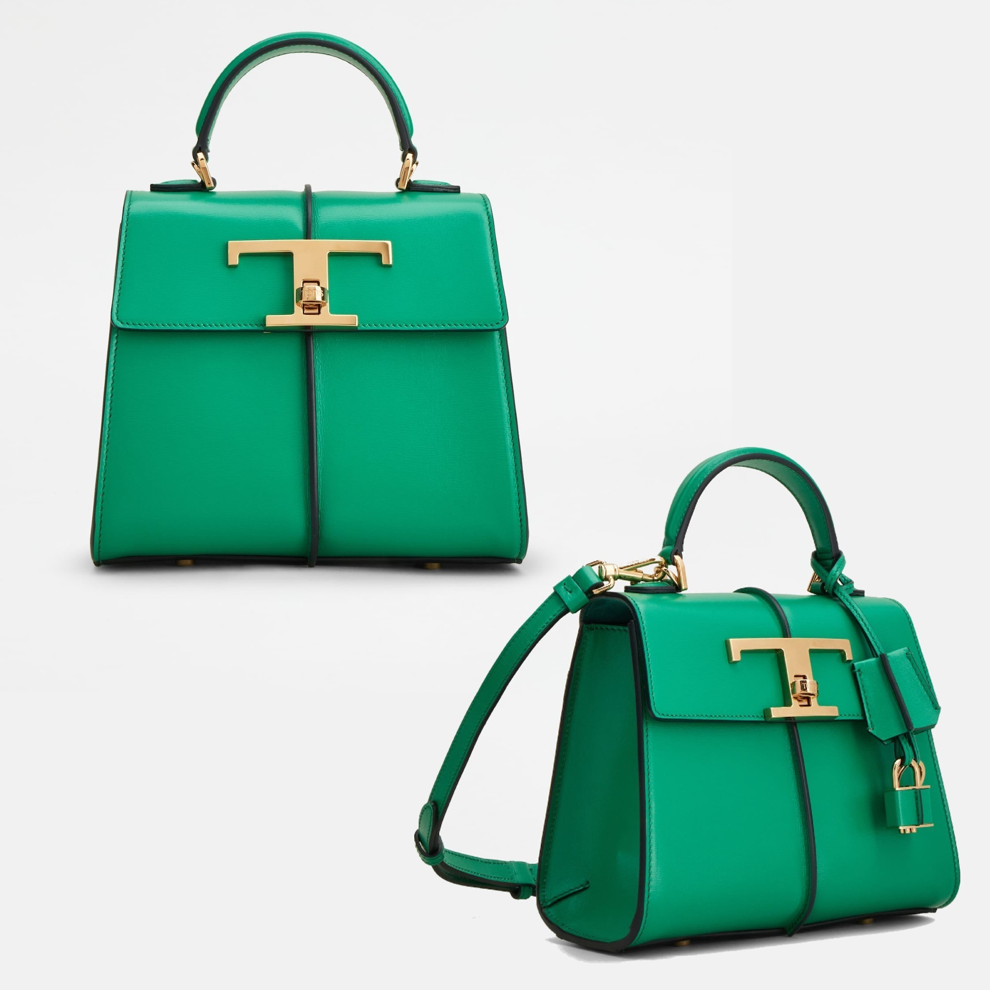 【関税送料込み】TOD'S タイムレス レザー ハンドバッグ ミニ 逆輸入