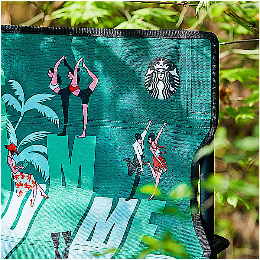 Starbucks アウトドア(キャンプ)チェア Starbucks★キャンプピクニックチェア★送料・関税込★(13)