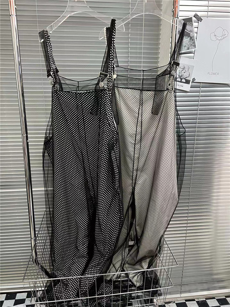 再入荷 モード  メッシュ オールインワン   ドレス