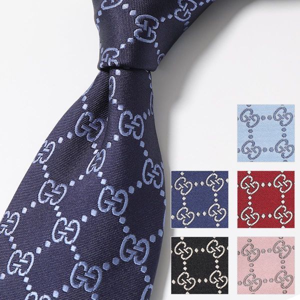 GUCCI ネクタイ 499695 4B002 シルク GGロゴ