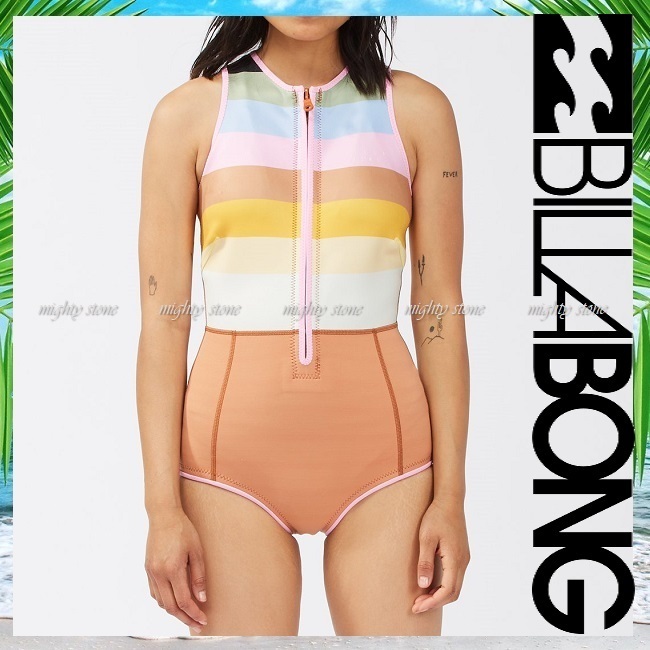 【希望者のみラッピング無料】 ★Billabong★ビキニCUTノースリーブウエットスーツ1mm-STRIPE レディース・ウェットスーツ 【希望者のみラッピング無料】 ★Billabong★ビキニCUTノースリーブウエットスーツ1mm-STRIPE レディース・ウェットスーツ