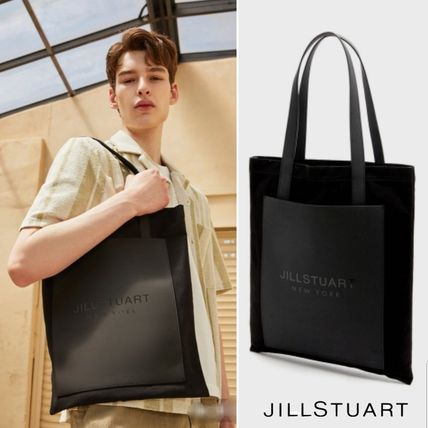 JILLSTUART Totes Unisex Canvas Faux Fur Plain Logo Totes