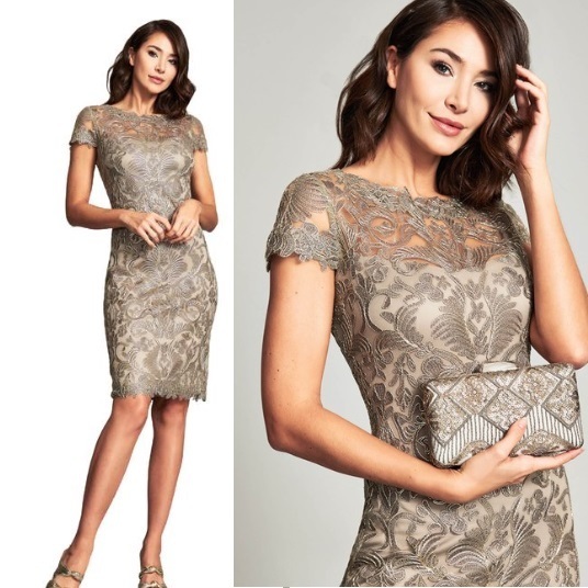 ☆TADASHI SHOJI エンブロイダー刺繍カクテルワンピース☆SP