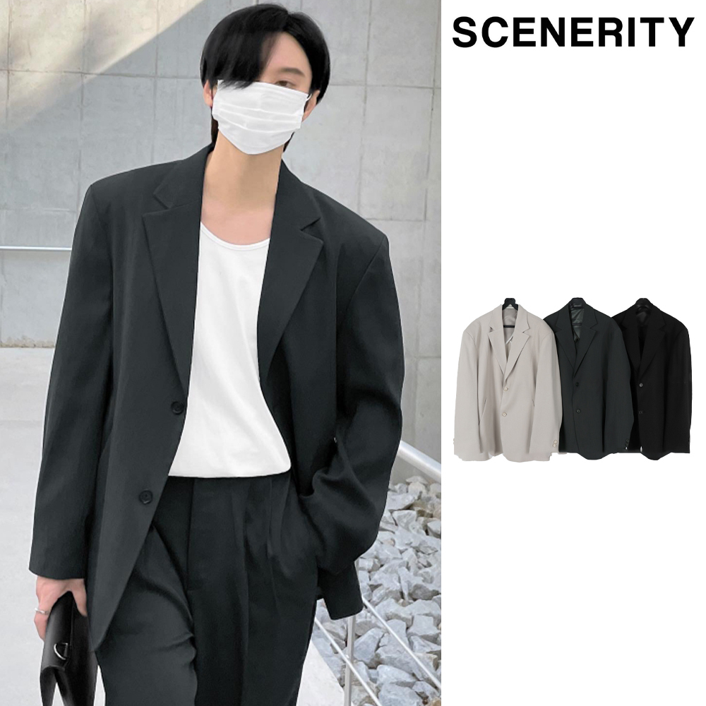 【SCENERITY】Ocean Linen Blazer