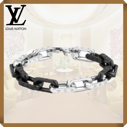 Shop Louis Vuitton MONOGRAM 2022 SS Monogram Street Style Bi-color Silver  Logo Bracelets (M00687, M00686) by Kanade_Japan