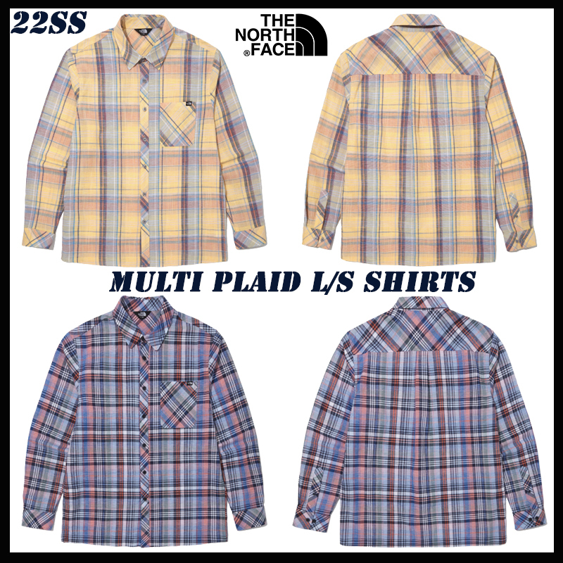【THE NORTH FACE】22SS★MULTI PLAID L/S SHIRTS★NH8LN07A