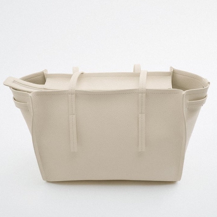 ZARA トートバッグ ZARA【NEW】RECTANGULAR TOTE BAG(5)