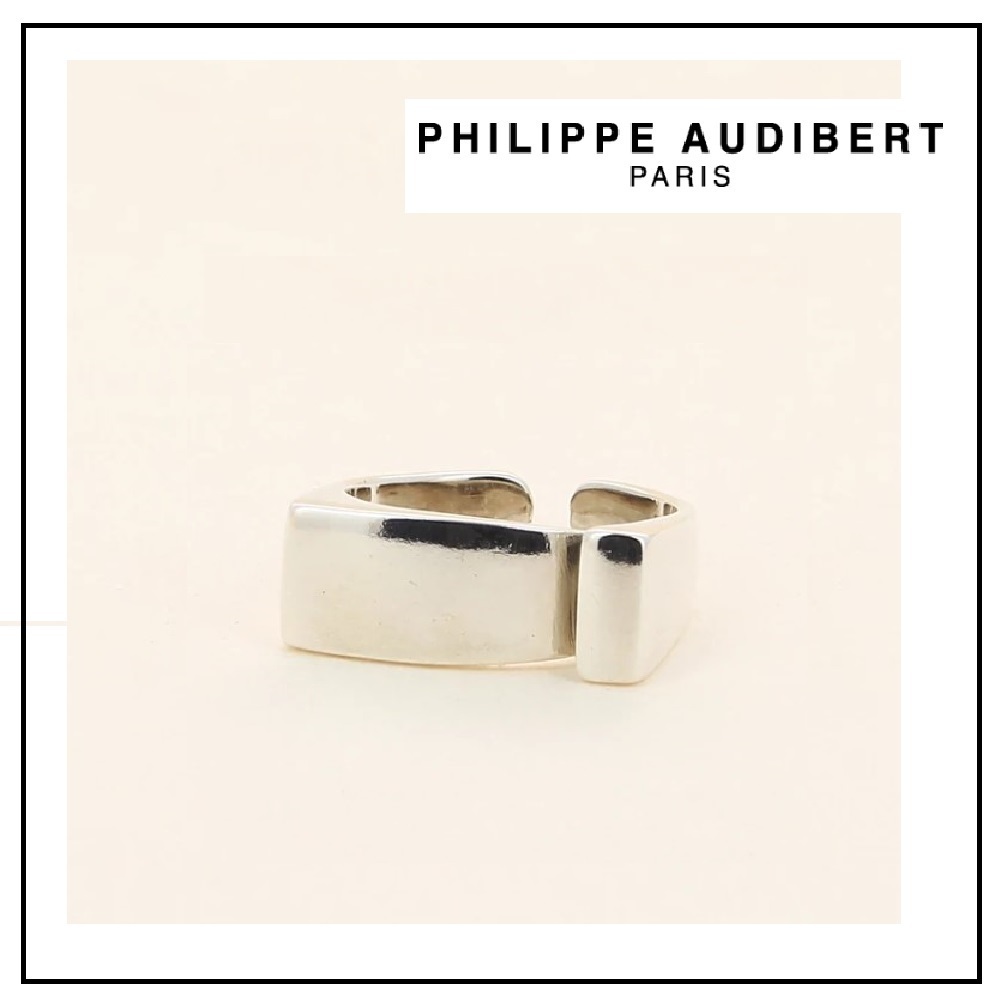 【Philippe Audibert】 LIAM 幅広 シルバー リング ♪