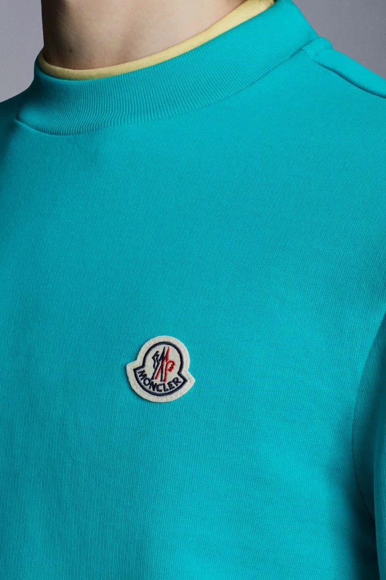 MONCLER スウェット・トレーナー MONCLER☆スウェットシャツ コットン フェルトロゴパッチ(18)