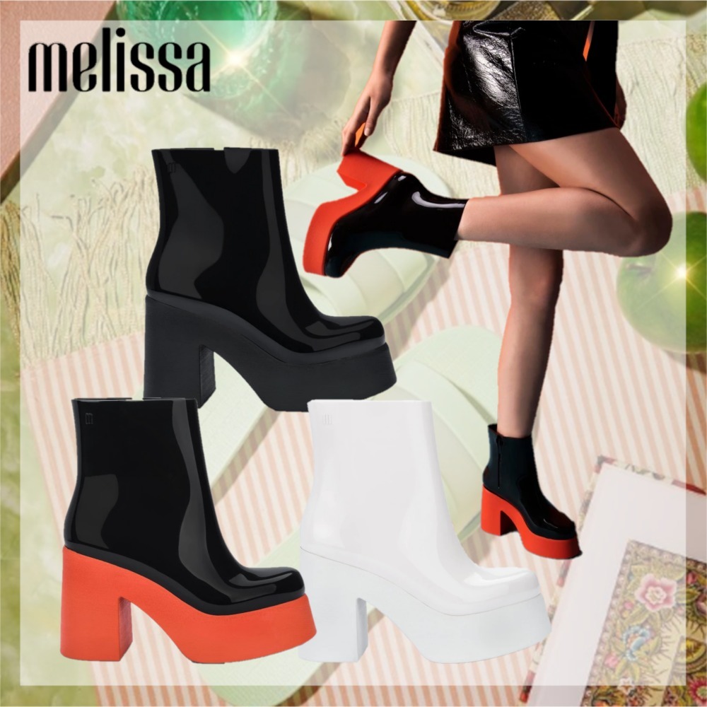 【Melissa】 メリッサ Nubia ショートブーツ 厚底 チャンキー