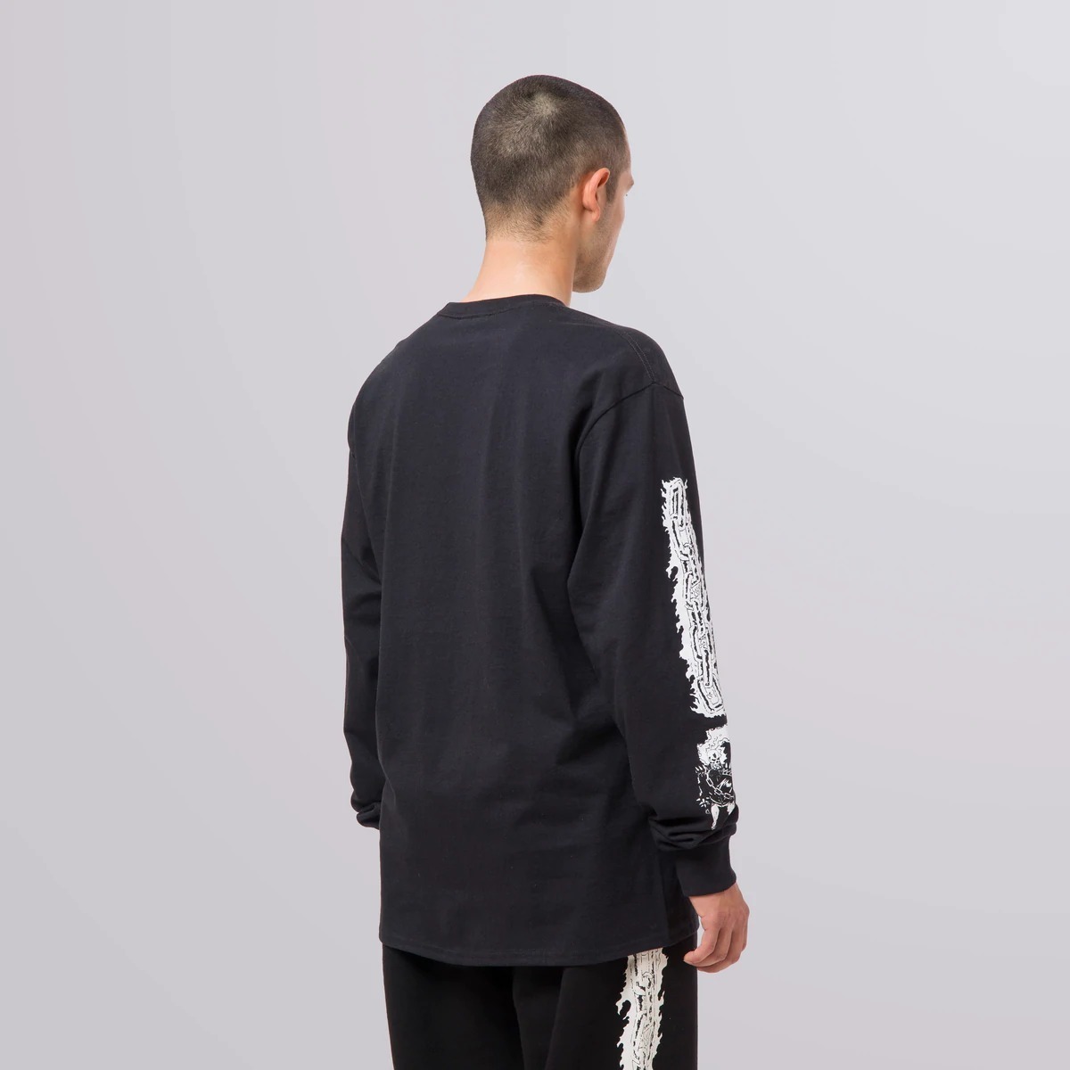 HUF X MARVEL コラボ ゴーストライダー クルーネック Tシャツ