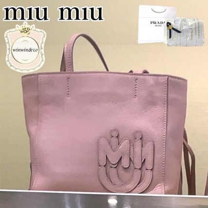 ピンク系 ヨーロッパ MiuMiu(ミュウミュウ) トートバッグ(レディース