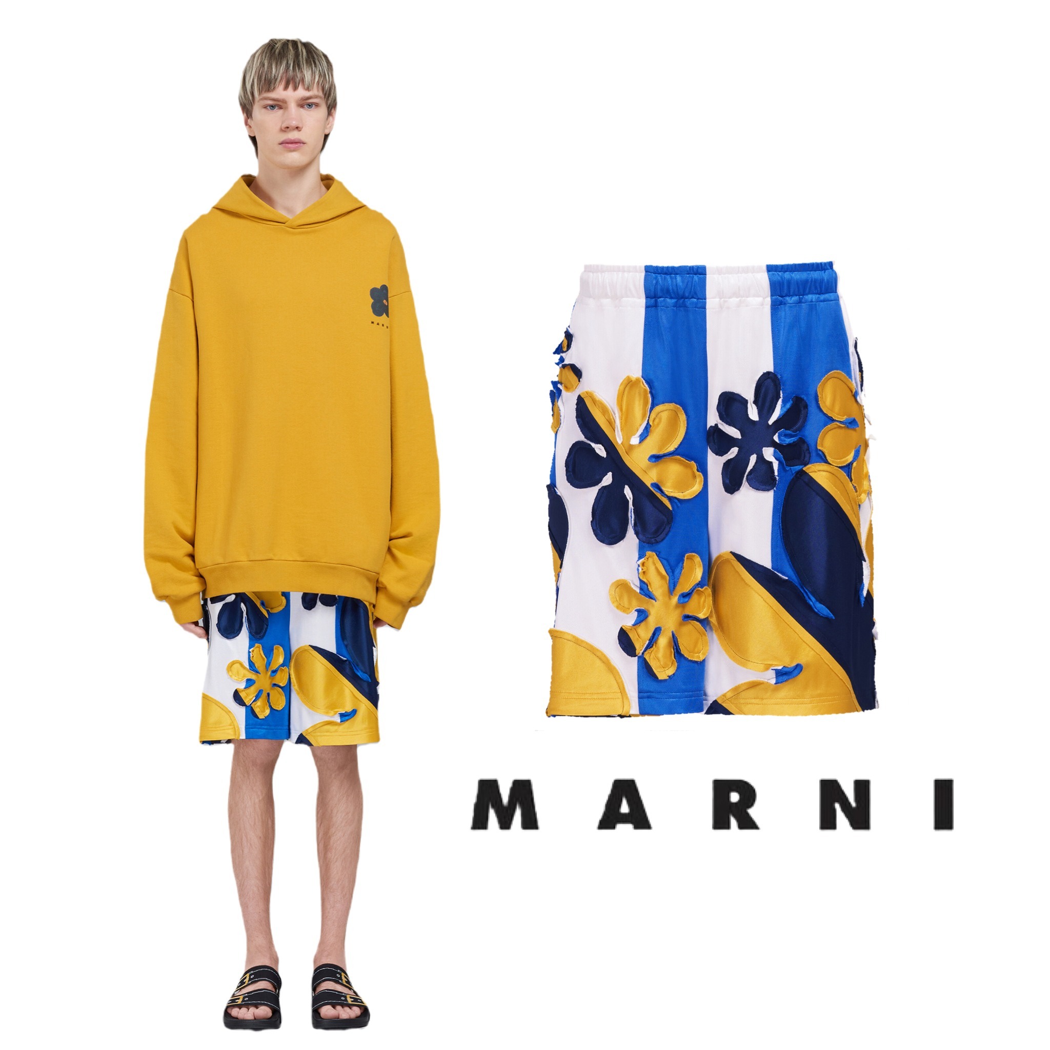 MARNI コットンジャージーパンツ ハーフパンツ MARNI コットンジャージーパンツ ハーフパンツ