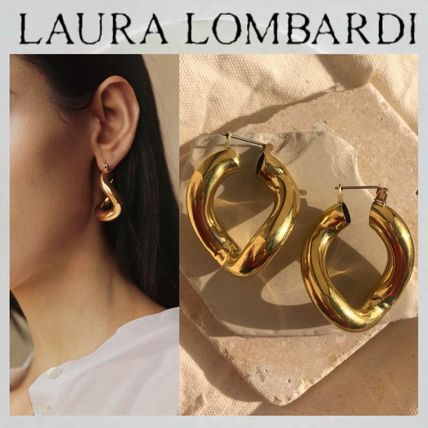 送料関税込*《LAURA LOMBARDI》Anima ゴールド フーフピアス