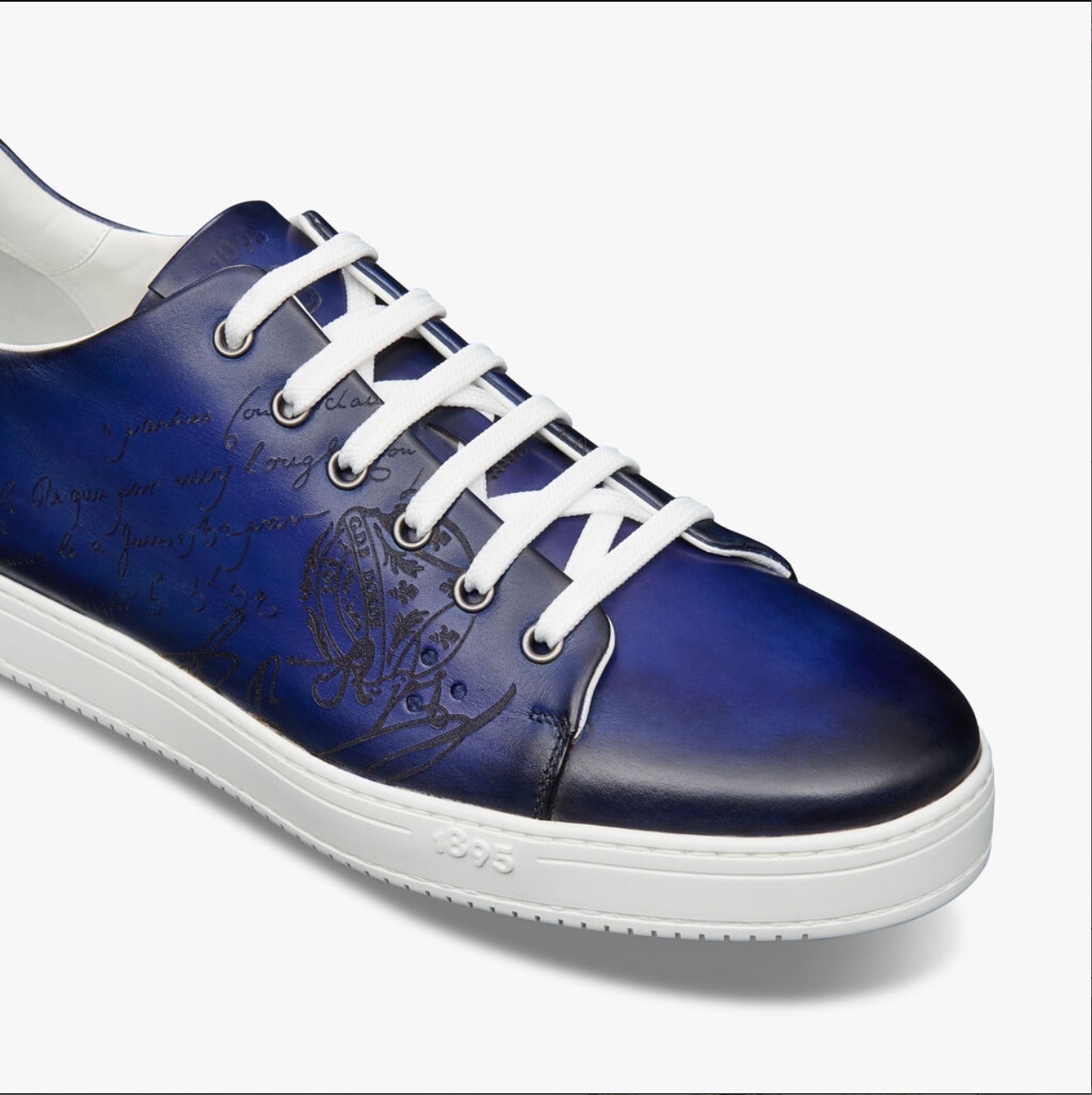 Berluti ドレスシューズ・革靴・ビジネスシューズ 海外直営店【Berluti】Playtime スクリット レザースニーカー(9)