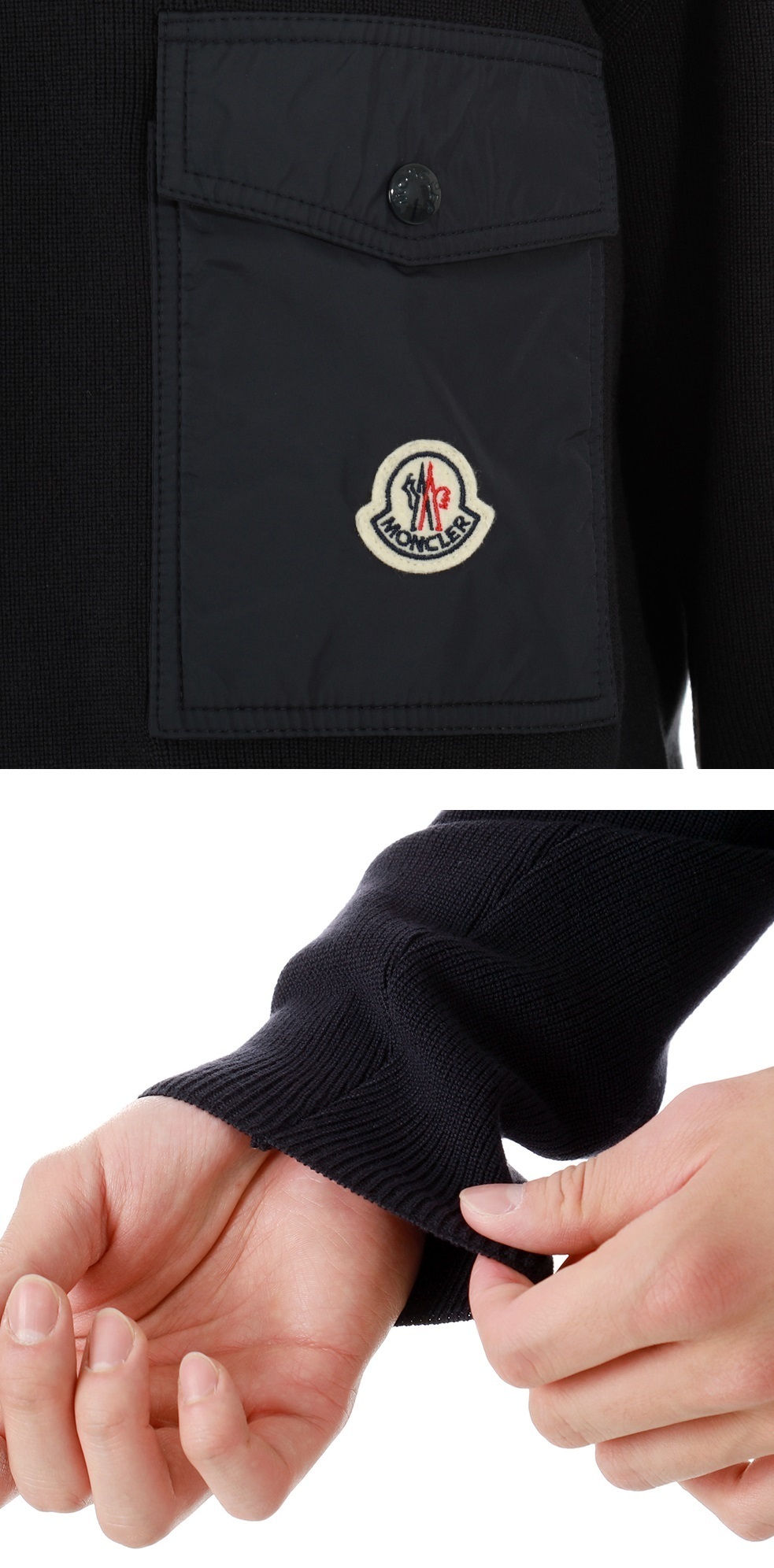 MONCLER 22SS ロゴポケット ニット MONCLER 22SS ロゴポケット ニット (MONCLER/ニット・セーター