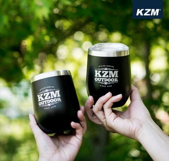 KZM レジャー・アウトドア・キャンプその他 ★KZM★EGG TUMBLER 2P ★保冷・保温可能★エッグタンブラー2P(2)