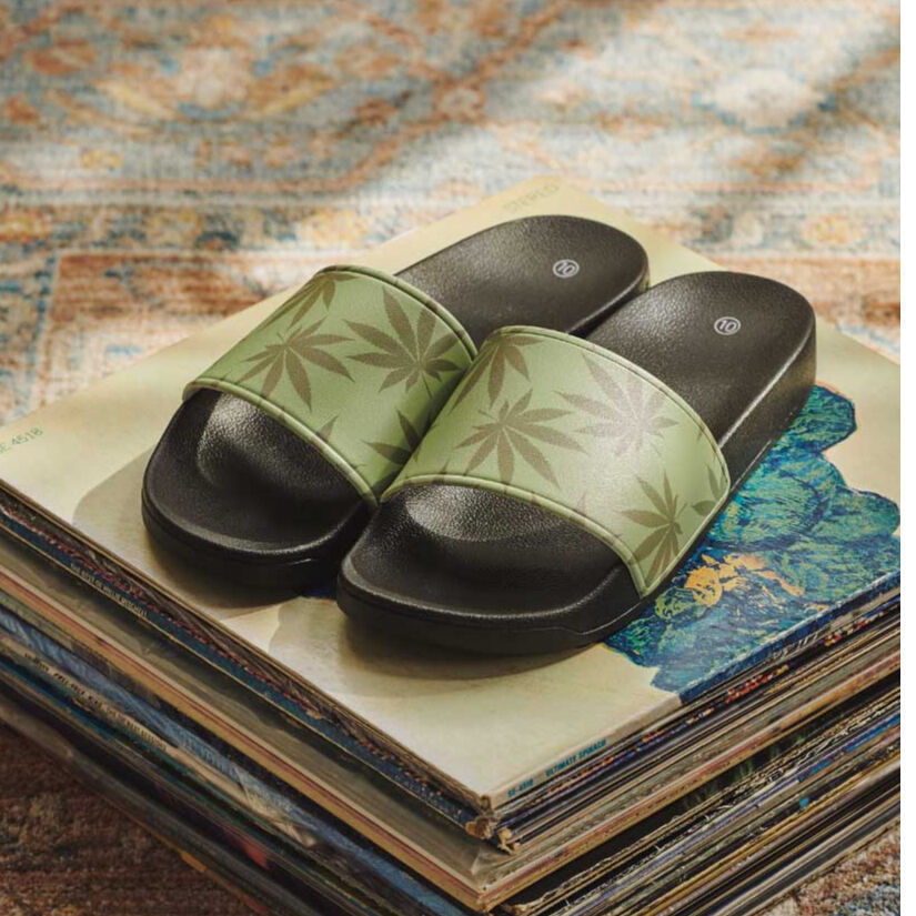 HUF X 420 コレクション プラントライフ スライド サンダル
