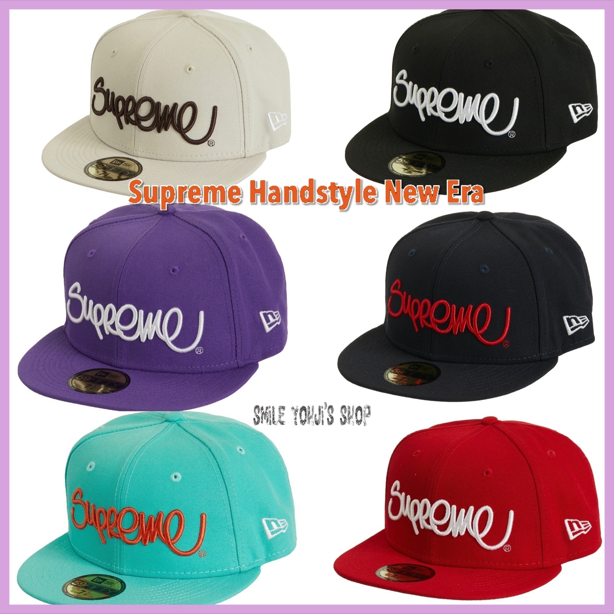 ★2022SS WEEK12★Supreme Handstyle New Era