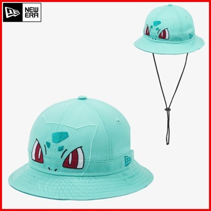 ☆Newera☆ ポケモン コラボ キッズ フシギダネ バケットハット (New