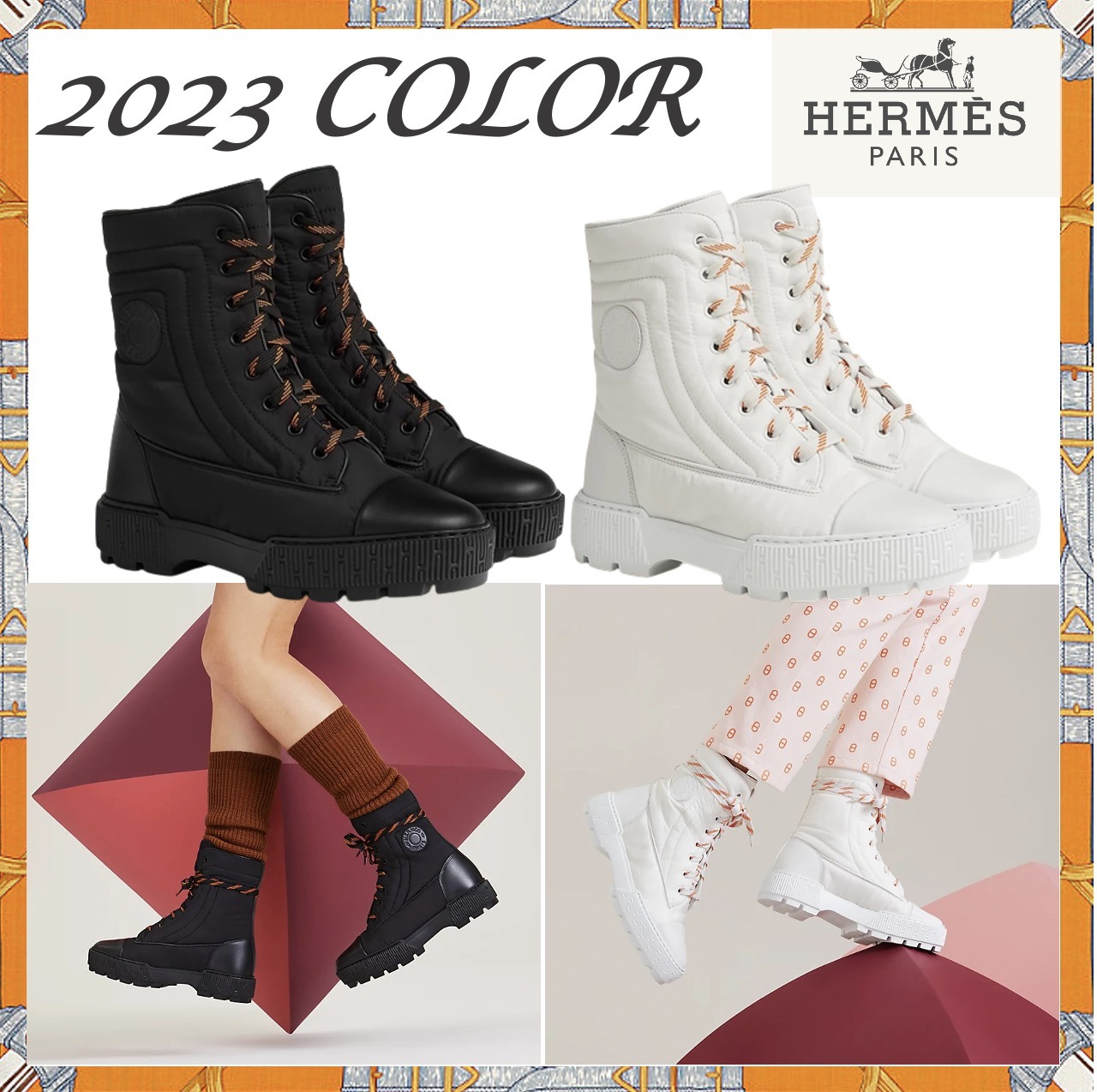 HERMES パリ本店より◆22AW◆ショートブーツ《FRESH》新作