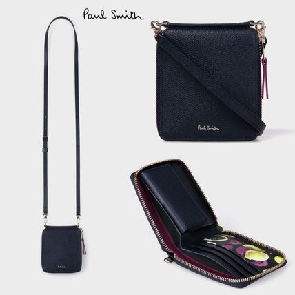 Paul Smith】レモンプリント ラウンドジップ ネックウォレット