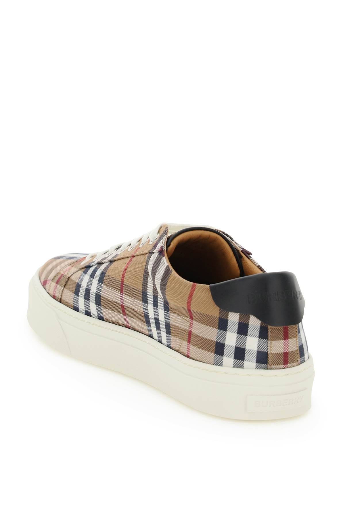 国内発送【Burberry】チェック コットンスニーカー 関税込