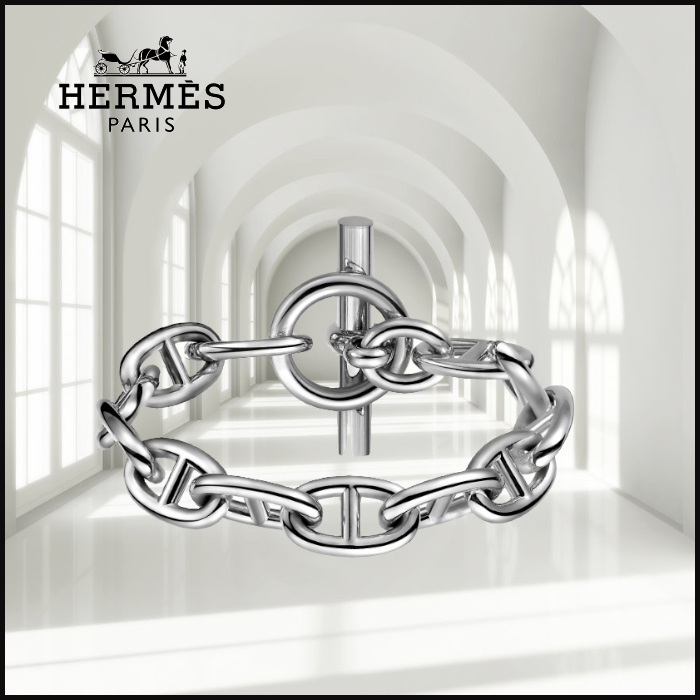■大人気定番【 HERMES 】シェーヌダンクルブレスレット TGM