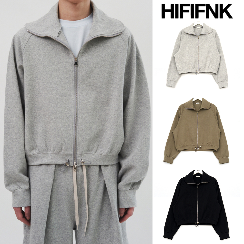 【HI FI FNK】New City Cropped Zip up