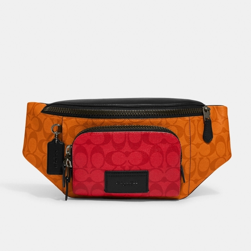 Coach ショルダーバッグ すぐ届く コーチ ベルト バッグ シグネチャー キャンバス(7)