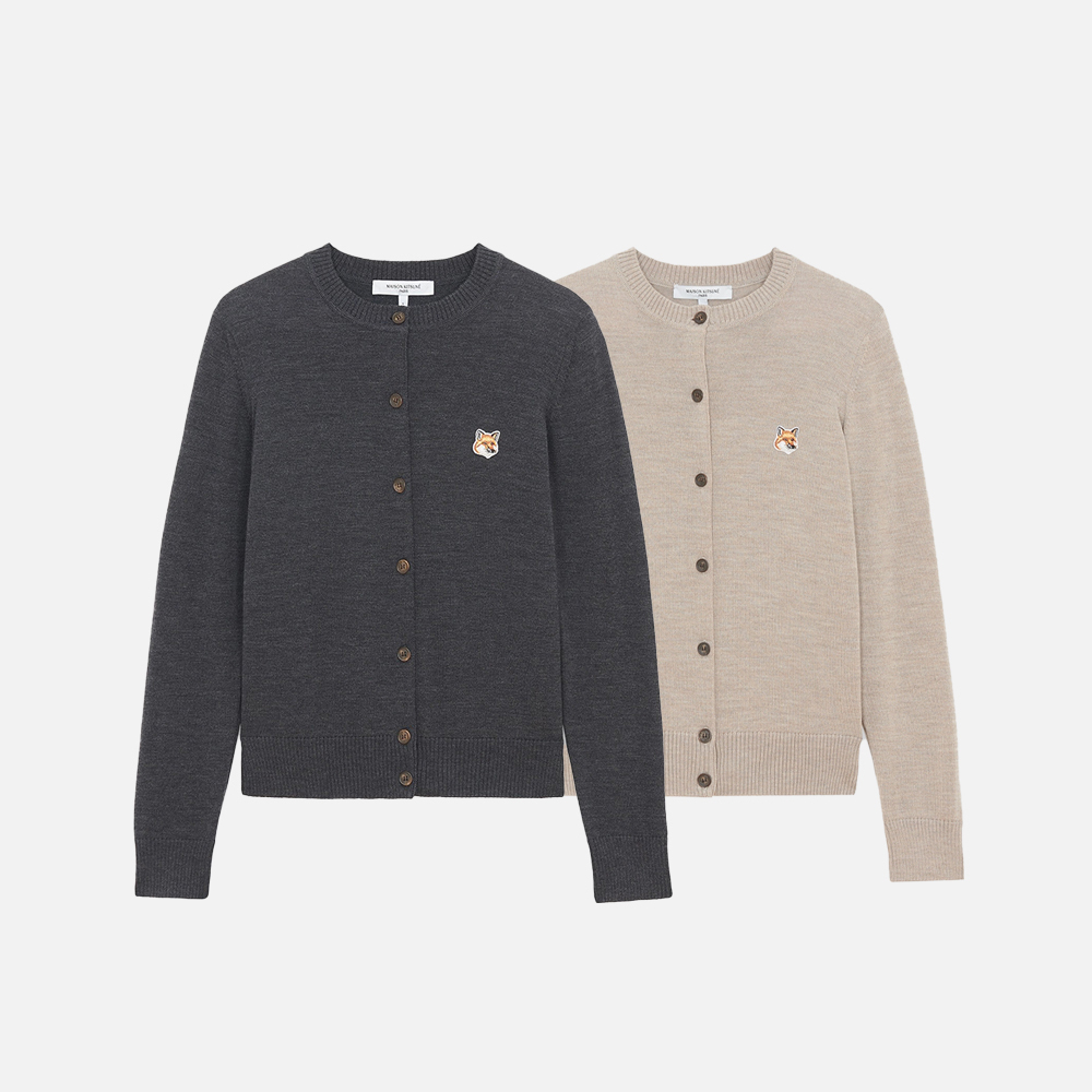 MAISON KITSUNE◇フォックスヘッド アジャステッド カーディガン