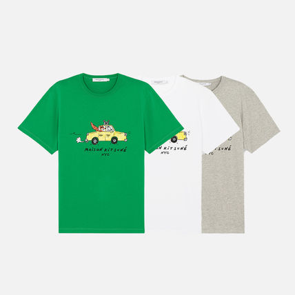 MAISON KITSUNE Tシャツ・カットソー MAISON KITSUNE◆ タクシー フォックス クラシック Ｔシャツ