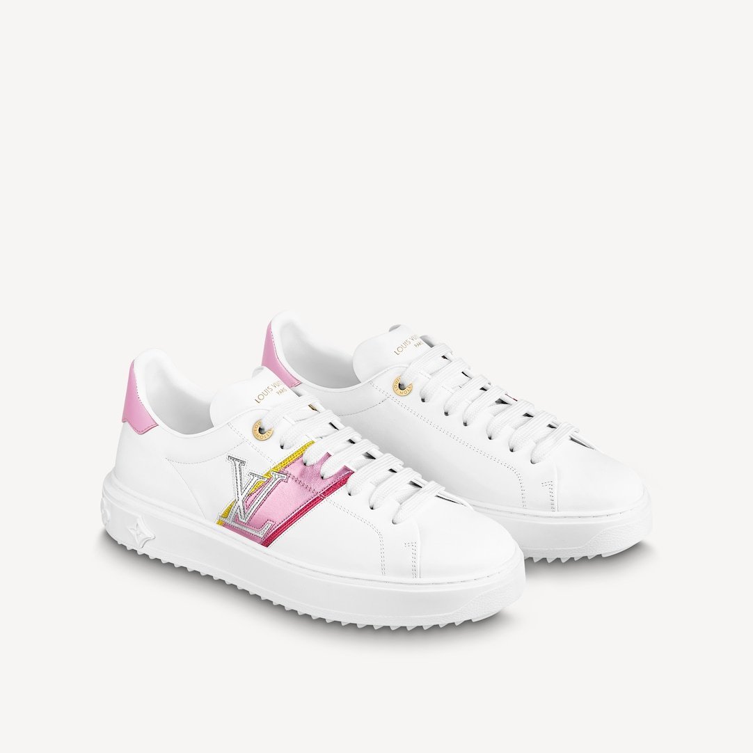 Louis Vuitton スニーカー 【可愛いピンク♪】Louis Vuitton タイムアウトスニーカー(8)