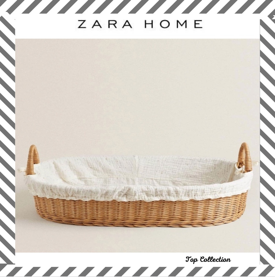 ZARA HOME ザラホーム ラタン バスケット おむつ替え