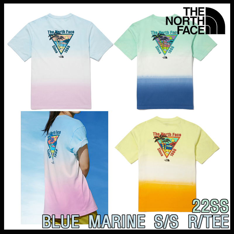 【THE NORTH FACE】22SS★BLUE MARINE S/S R/TEE / NT7UN17A