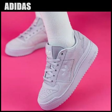 adidas Platform & Wedge Platform Casual Style Unisex Street Style Logo