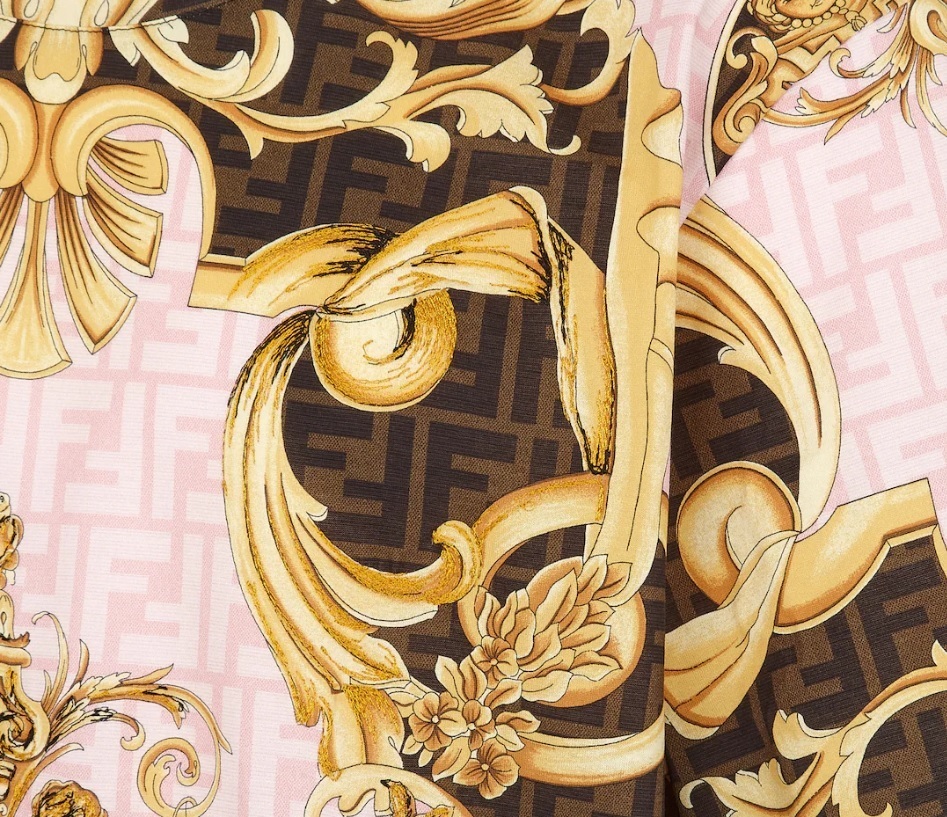 FENDI Tシャツ・カットソー 【FENDI】FENDI× Versace フェンダーチェ ジャージー Tシャツ(8)