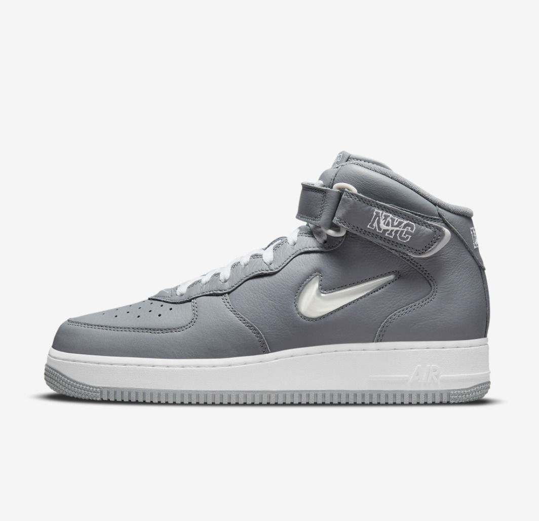 ★関税込★NIKE★Air Force 1 Mid QS NYC Cool Grey★24.5-30cm