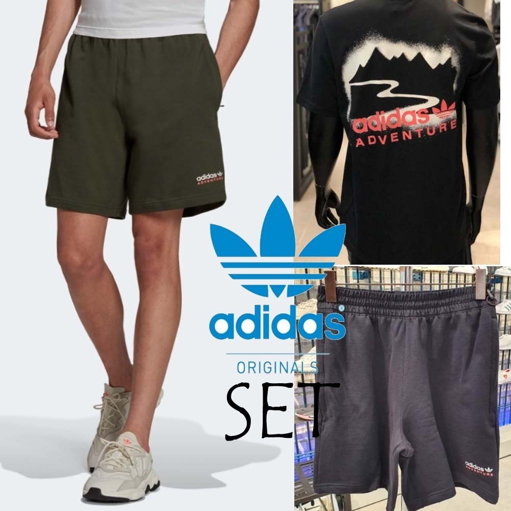 adidas アディダスアドベンチャー半袖Tシャツ+ショートパンツset