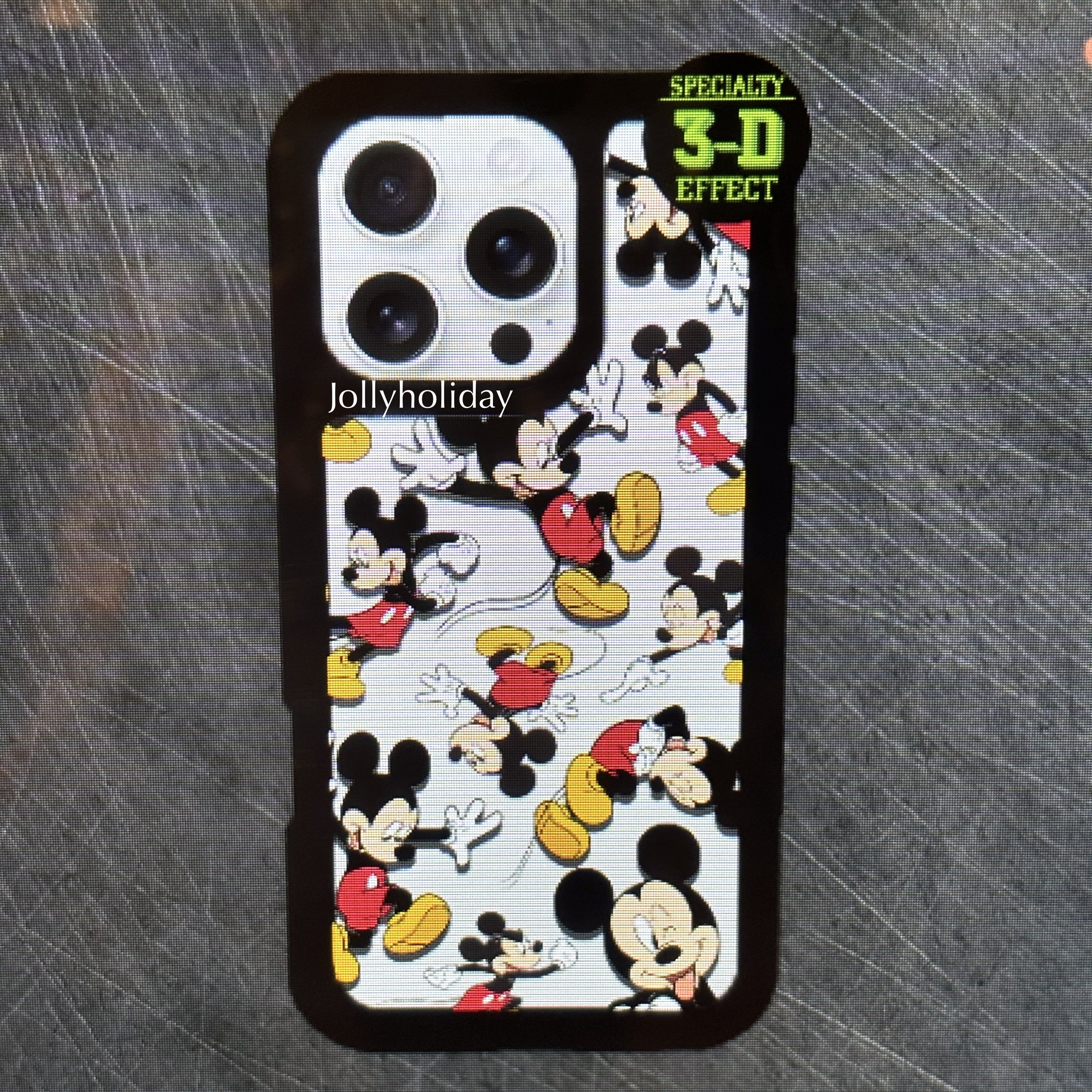 US Disney Parks限定☆ミッキー＆仲間達 3D iPhoneケース各種