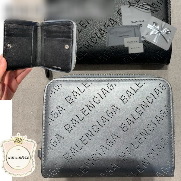 Balenciaga【SALE】■国内発■ラウンドジップ折り財布