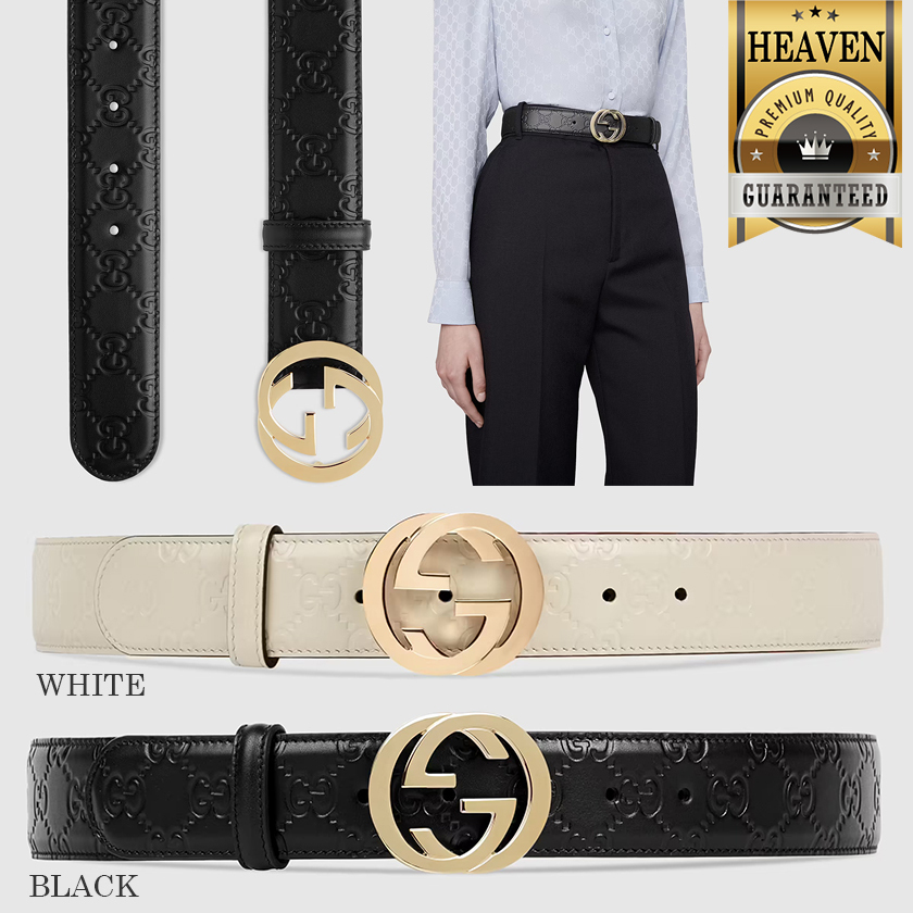 累積売上総額第１位【GUCCI★グッチ】Gバックル GGレザーベルト