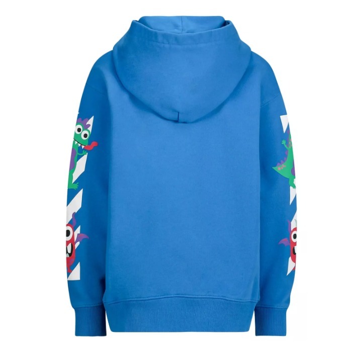 Off-White キッズ用トップス 大人もOK★Off-Whiteオフホワイト★モンスターロゴ フーディー(4)