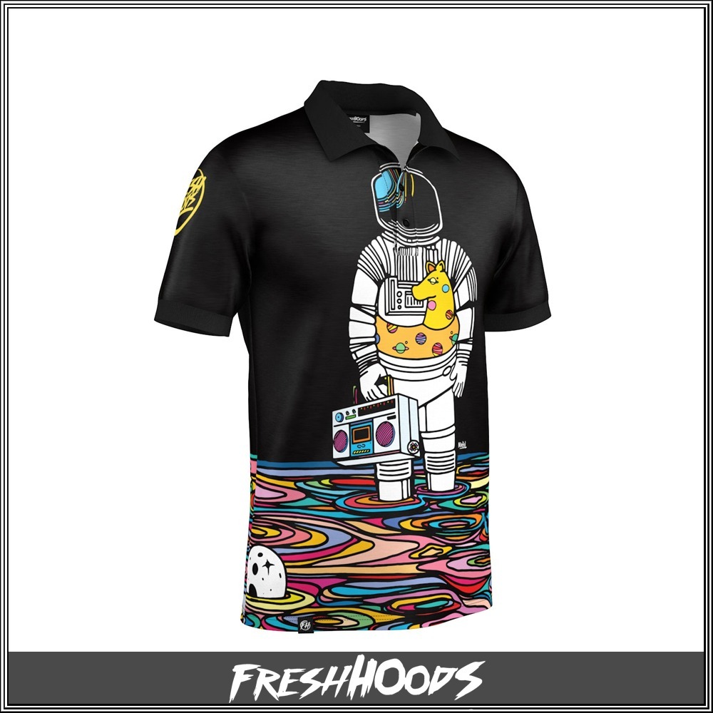 Fresh Hoods ポロシャツ 【関税送料込】FRESH HOODS ポロシャツ Space Vacation PS(3)