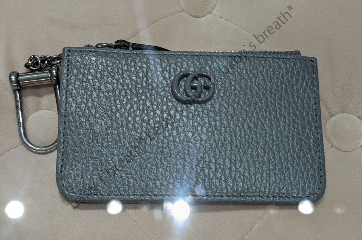 限定♪【国内発送☆GUCCI】ダブルG キーチェーン カードケース