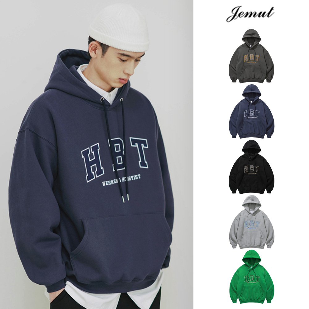 【JEMUT】Harvest overfit fleece hood