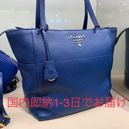 レザー(本革) ブルー(青)系 PRADA x バッグ・カバン(レディース レザー(本革) ブルー(青)系 PRADA x バッグ・カバン(レディース