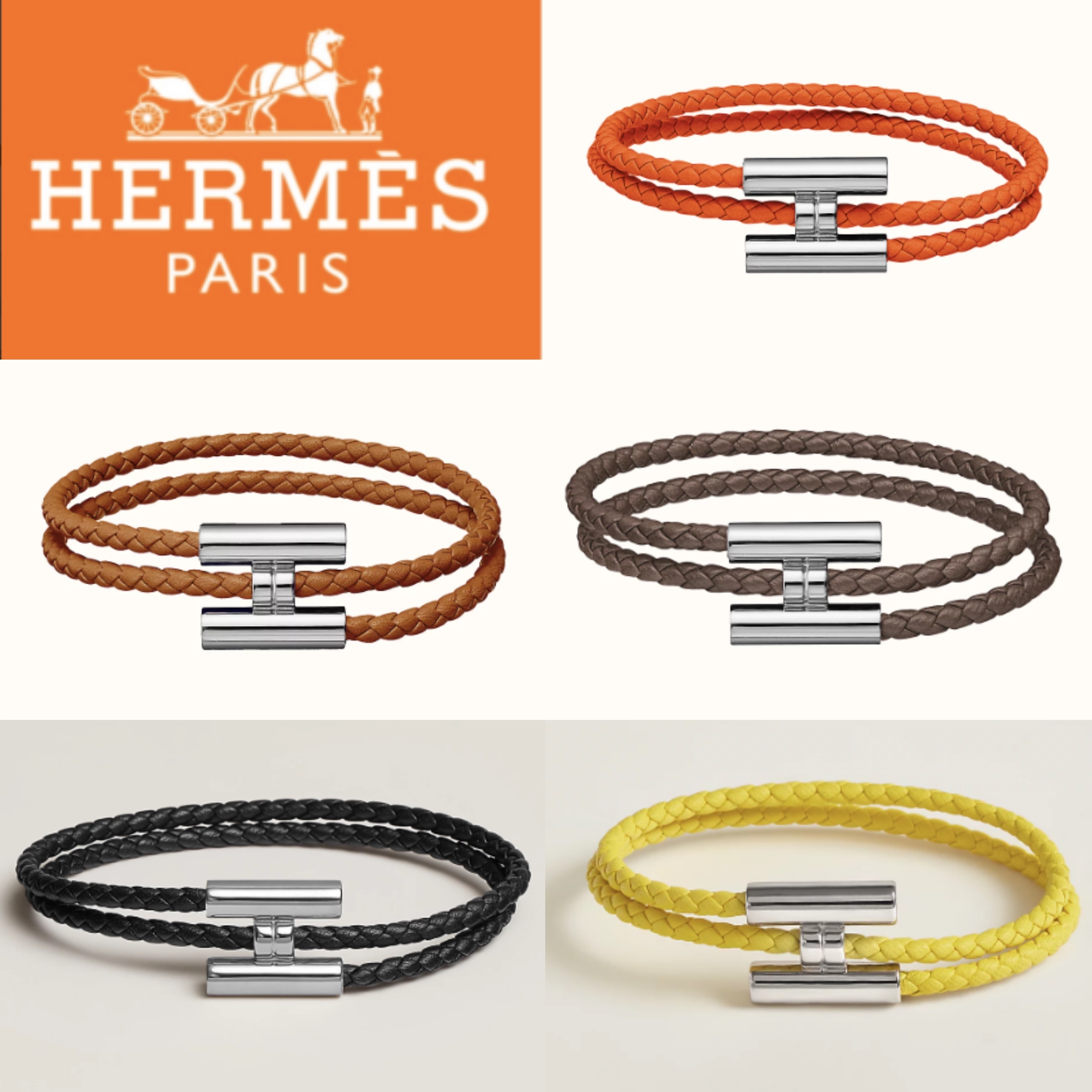 39%割引割引クーポン HERMES エルメス レザーブレスレット トゥルニ 国内正規取扱い店 エルメストゥルニトレッセ。直営店購入美品です。 ブレスレット