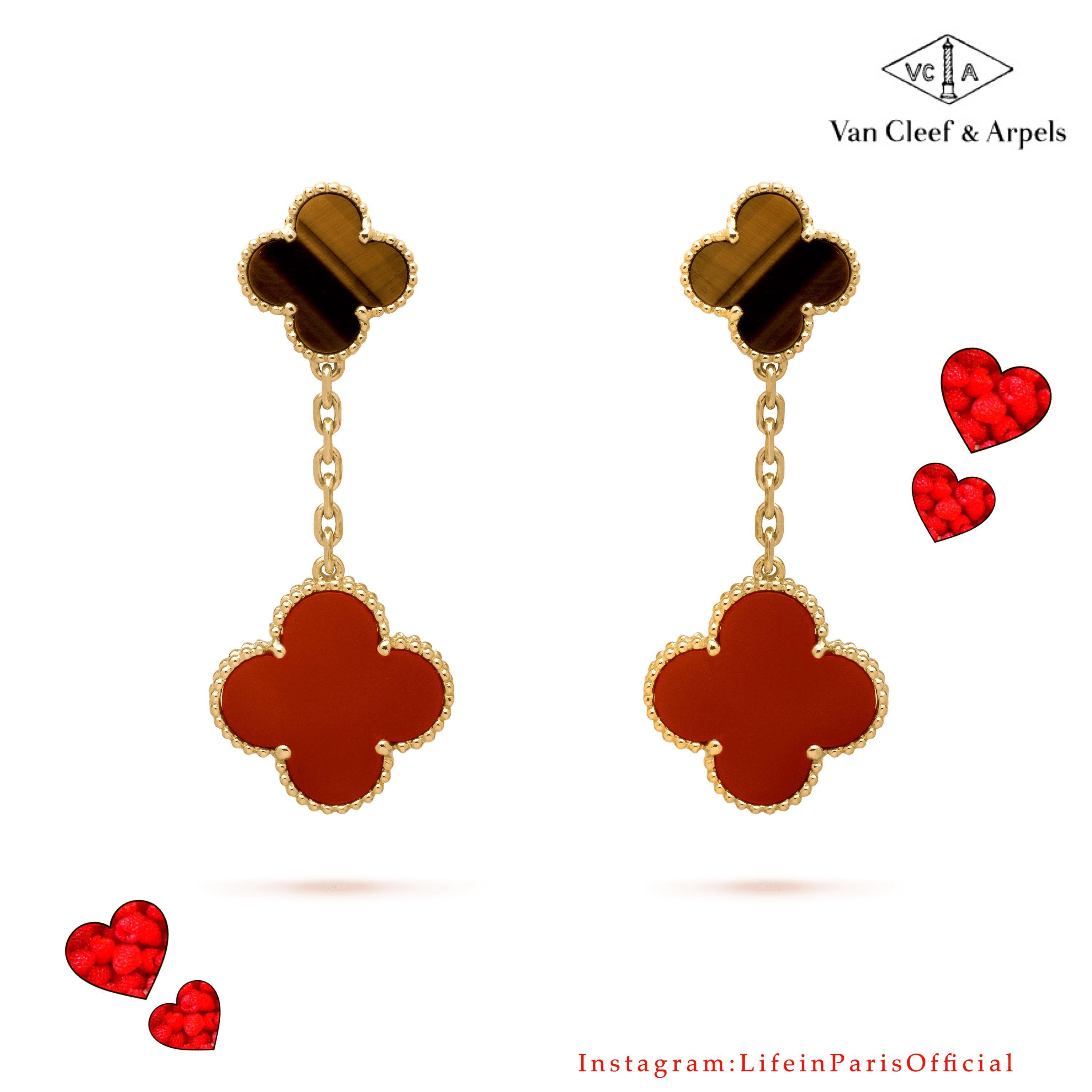 Shop Van Cleef & Arpels Magic Alhambra Elegant Style Earrings by  LifeinParis